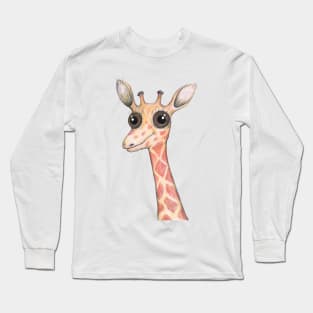 Cute comic giraffe Long Sleeve T-Shirt